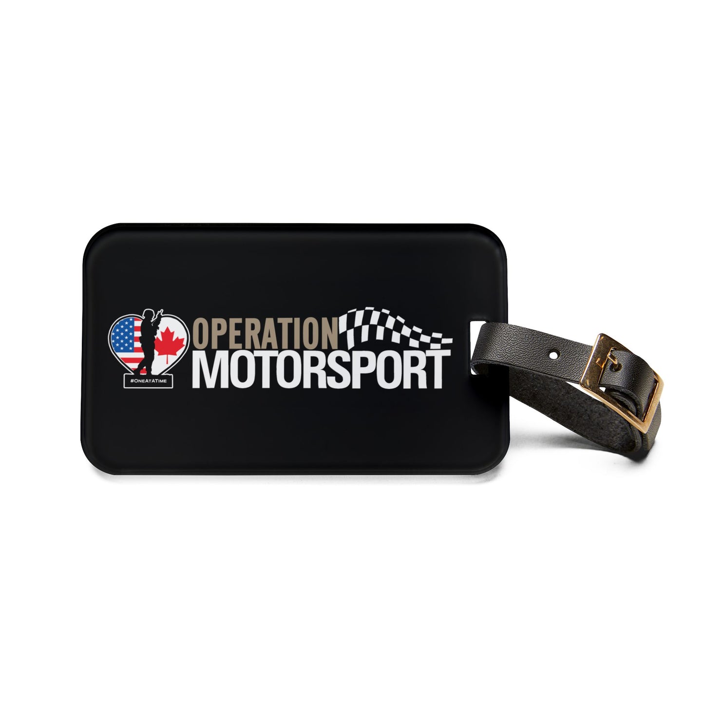 "Operation Motorsport" (BLACK) Luggage Tag