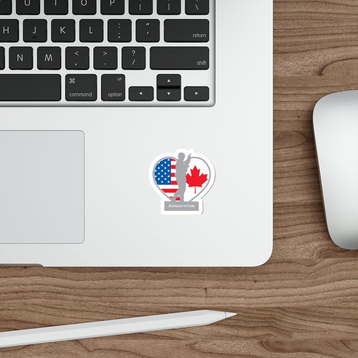 "Operation Motorsport" Signet (WHITE) Die-Cut Stickers