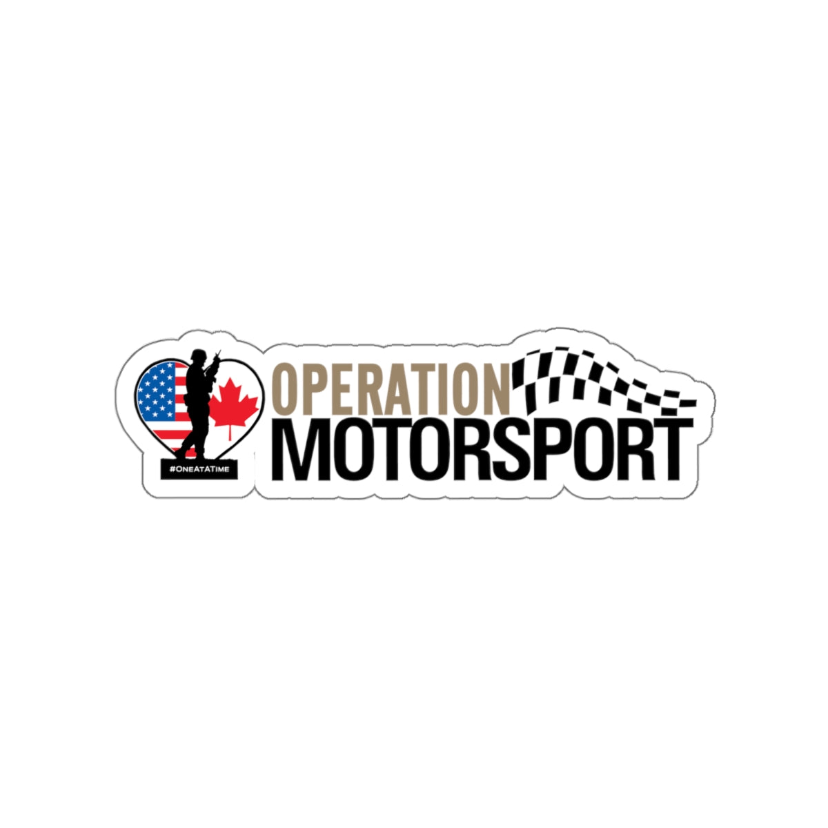 "Operation Motorsport" Logo Die-Cut Stickers