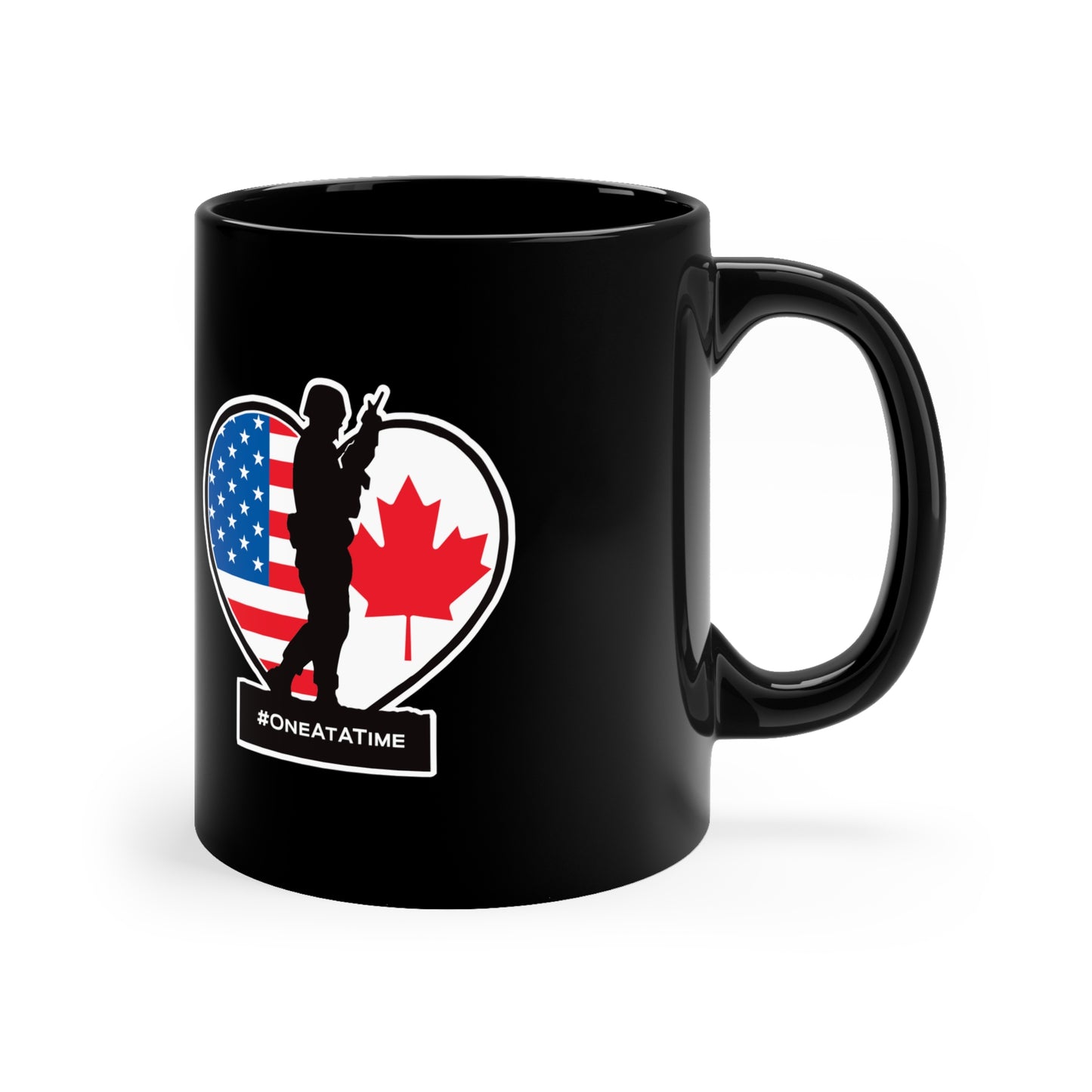 "Operation Motorsport" Black Coffee Mug, 11oz