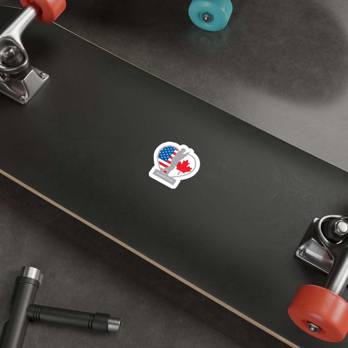 "Operation Motorsport" Signet (WHITE) Die-Cut Stickers