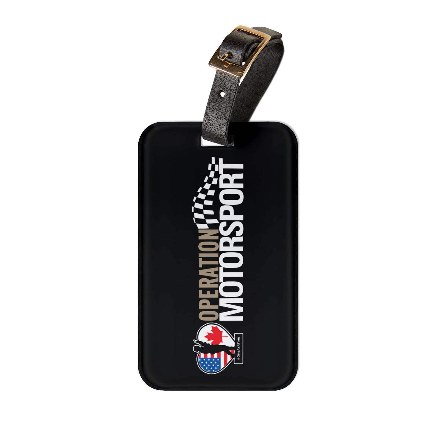 "Operation Motorsport" (BLACK) Luggage Tag