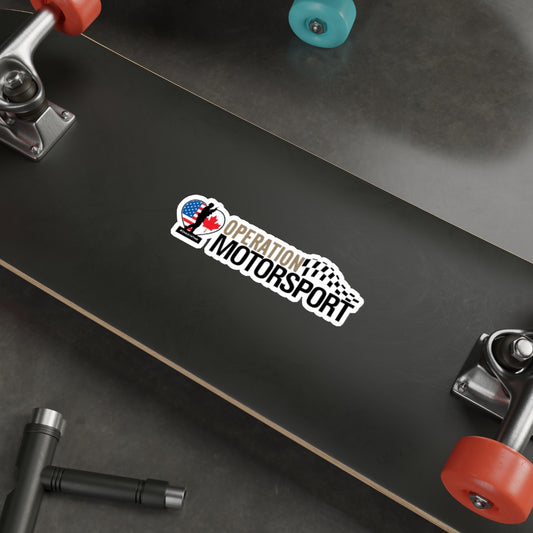 "Operation Motorsport" Logo Die-Cut Stickers