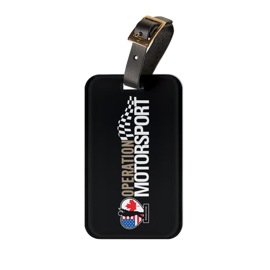 "Operation Motorsport" (BLACK) Luggage Tag